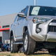 HOUSTON, TEXAS - JANUARY 04: A Toyota vehicle sits on the sales lot at the Joe Myers Toyota dealership on January 04, 2022 in Houston, Texas.